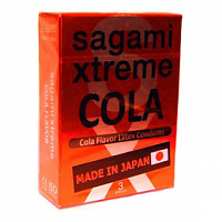 Презервативы SAGAMI №3 Xtreme COLA- 1 блок (6 упаковок)