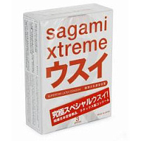 Презервативы SAGAMI №3 Xtreme ультратонкие - 1 блок (6 упаковок)