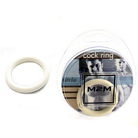 Нитриловое эрекционное белое кольцо d=35 мм
