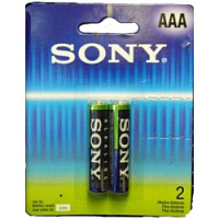 Батарейки AAA Sony Alkaline LR03 2 шт