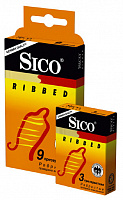 Sico №3 RIBBED ребристые - 1 коробка (24 уп)