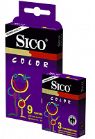 Sico №3 COLOR цветные ароматизированные - 1 коробка (24 уп)