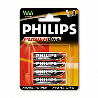 Батарейки AAA Philips LR03 4 шт