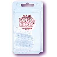Три тонкие прозрачные насадки SENSO RINGS