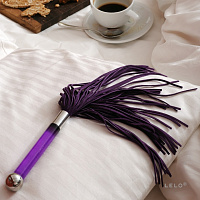Замшевая плеть Sensua фиолетовая (LELO)